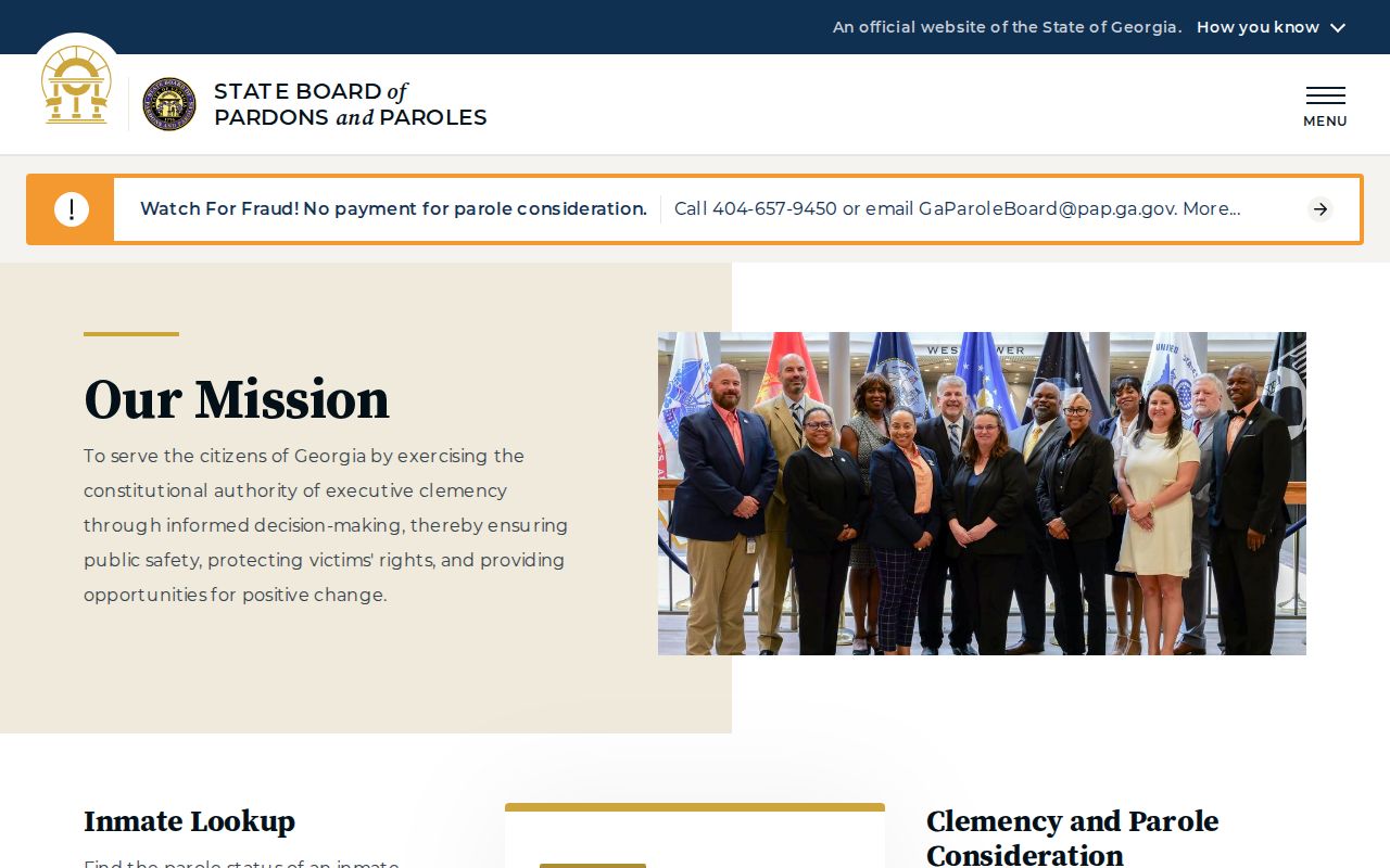 Glynn County parole and probation State Board lookup