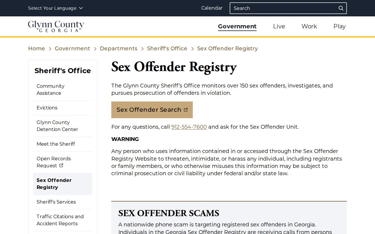 Glynn County released mugshots registry photo source